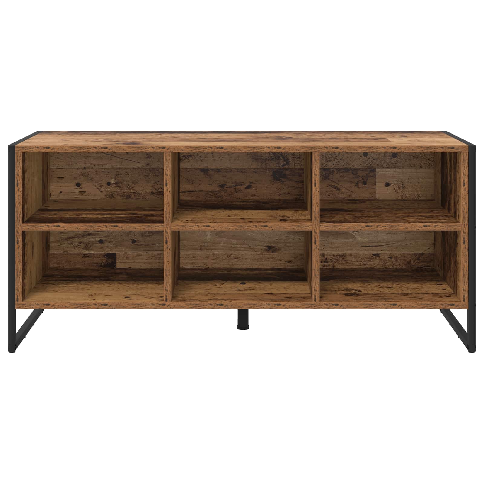 Schoenenkast met opslag Oud Hout 60 x 35 x 44 cm Bewerkt hout
