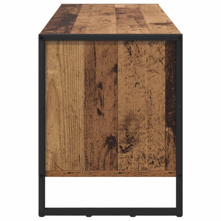 Schoenenkast met opslag Oud Hout 60 x 35 x 44 cm Bewerkt hout