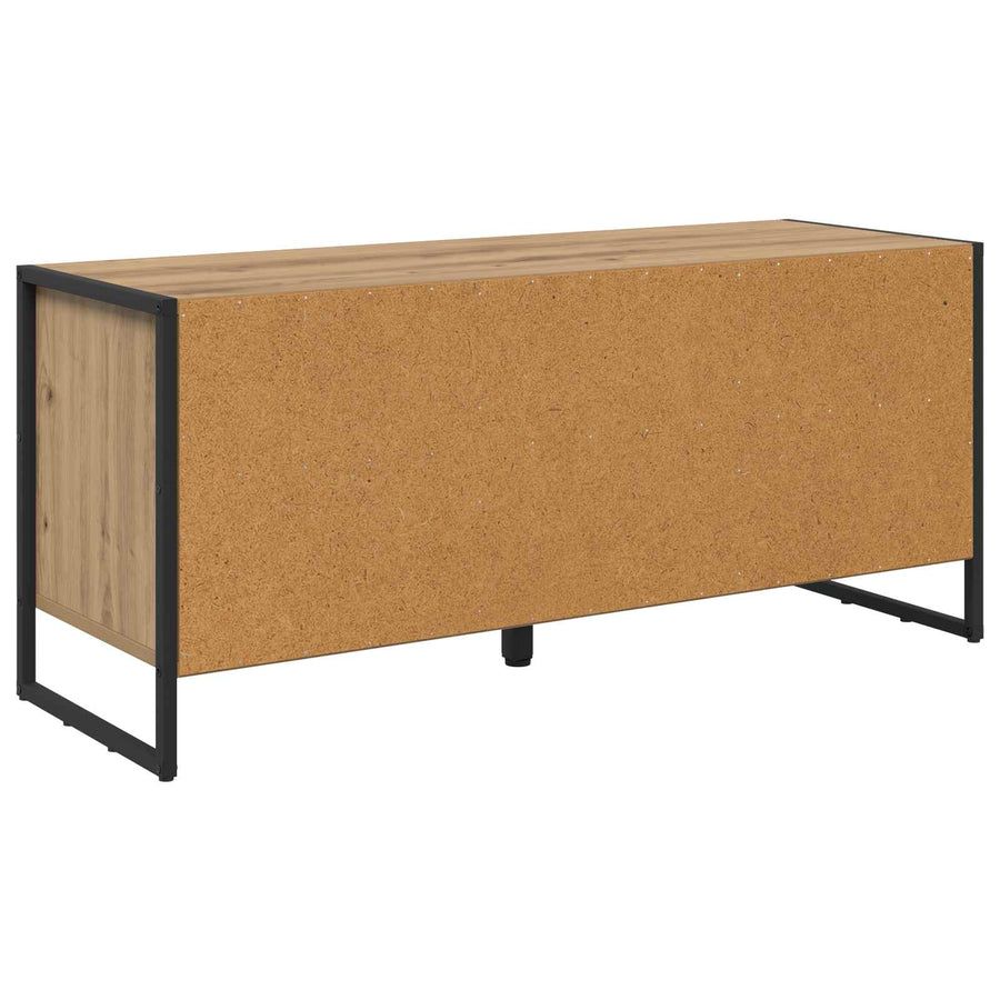 Schoenenkast Ambachtelijk eiken 60 x 35 x 44 cm Bewerkt hout