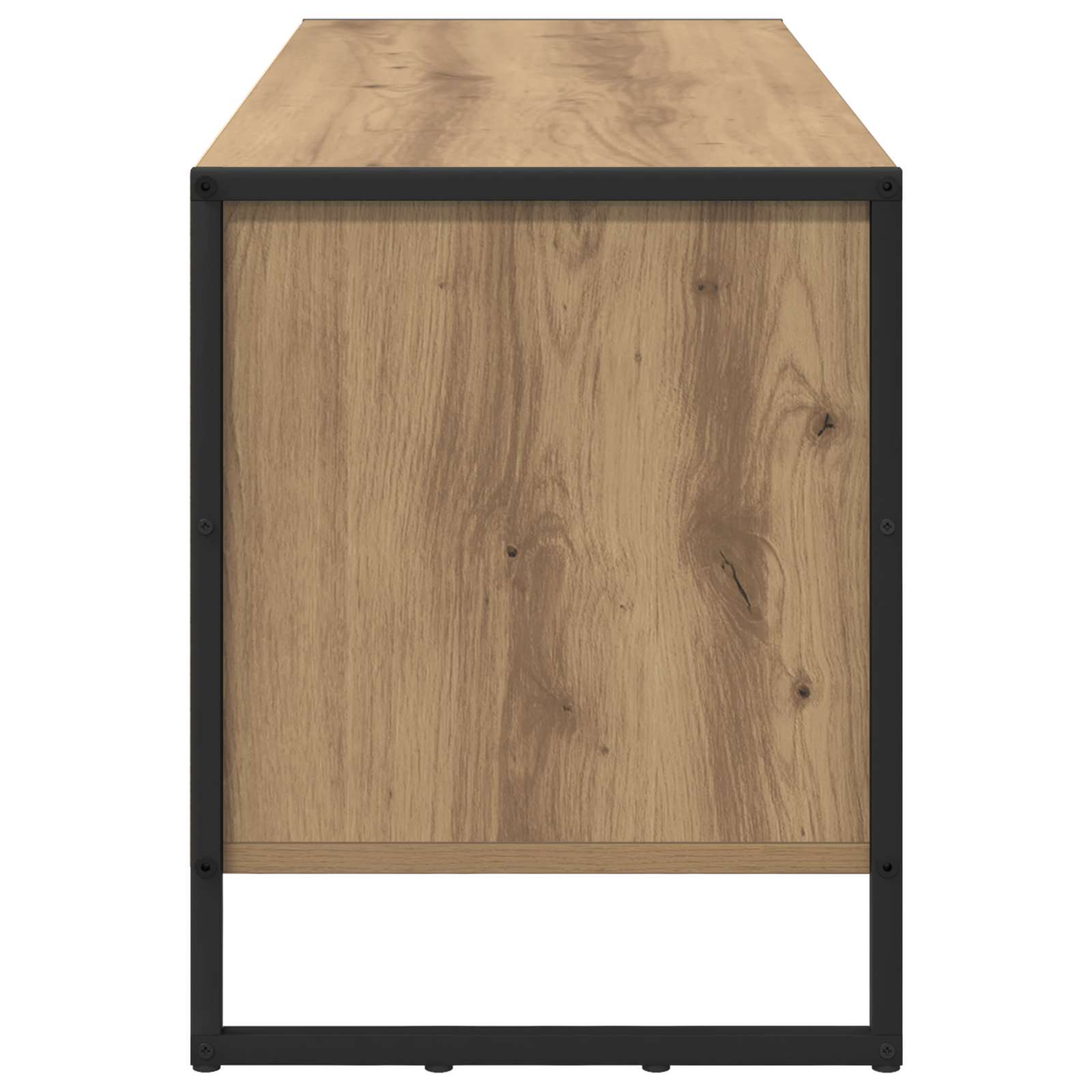 Schoenenkast Ambachtelijk eiken 60 x 35 x 44 cm Bewerkt hout