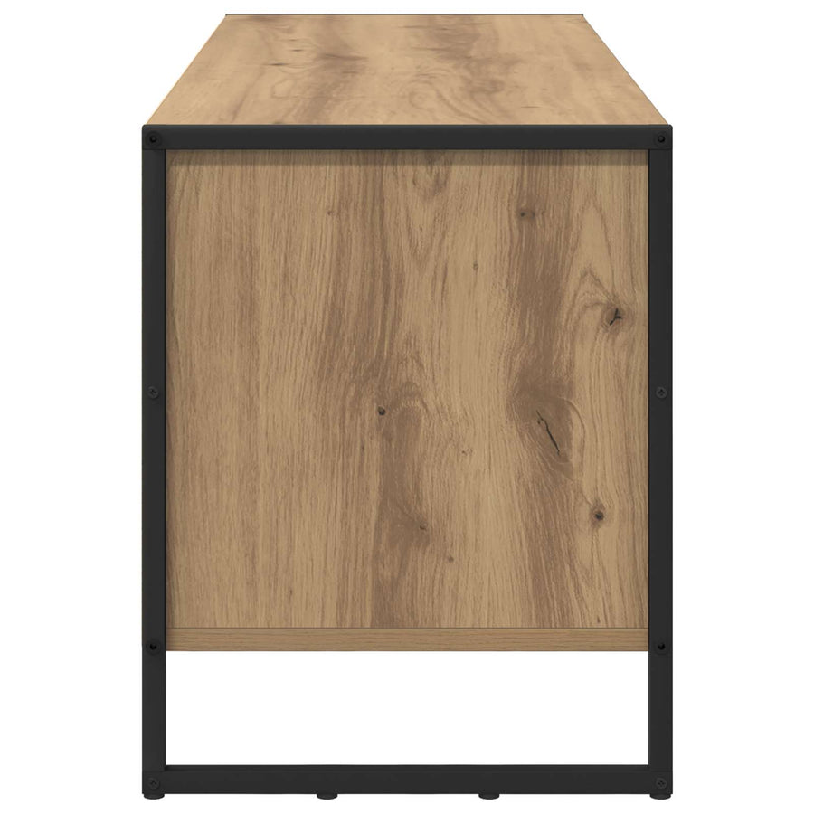 Schoenenkast Ambachtelijk eiken 60 x 35 x 44 cm Bewerkt hout