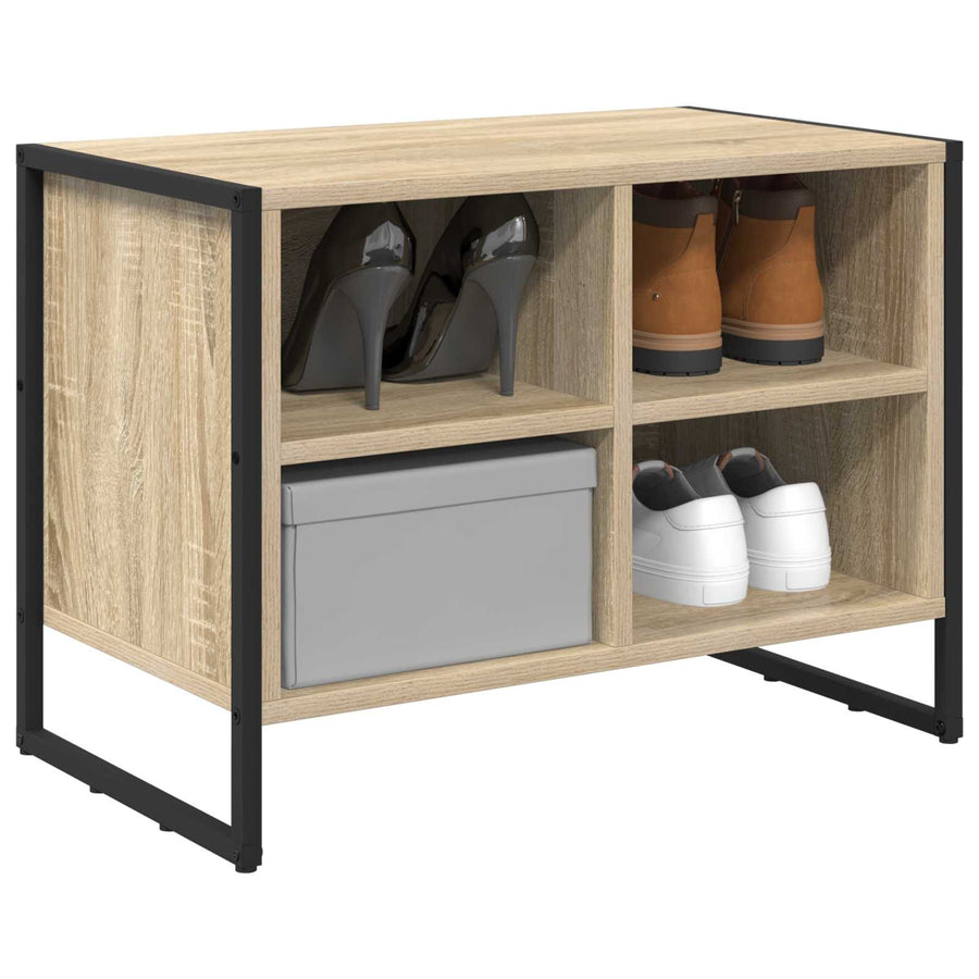 Schoenenkast met opslag Sonoma 60 x 35 x 44 cm Bewerkt hout