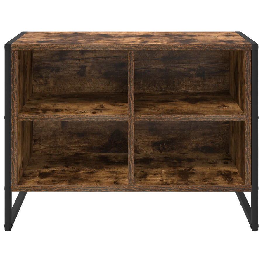 Schoenenkast met opslag Rook Eik 60 x 35 x 44 cm Bewerkt hout