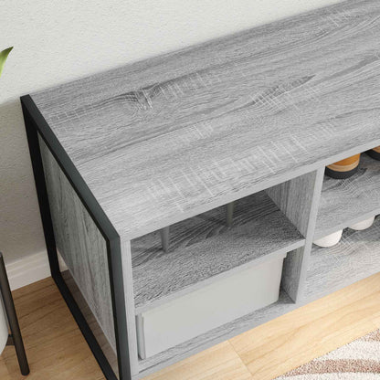 Schoenenkast Grijs Sonoma 60 x 35 x 44 cm Bewerkt hout