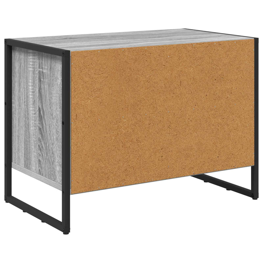 Schoenenkast Grijs Sonoma 60 x 35 x 44 cm Bewerkt hout
