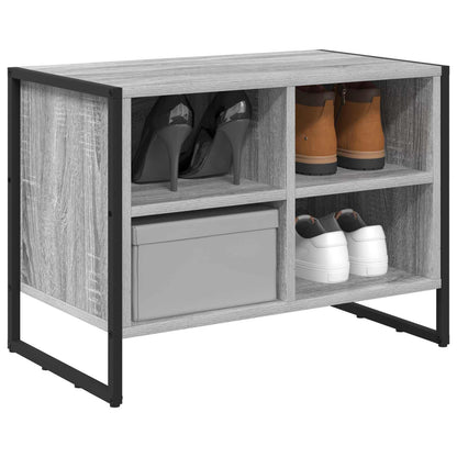 Schoenenkast Grijs Sonoma 60 x 35 x 44 cm Bewerkt hout