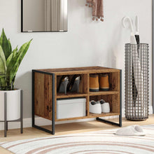 Schoenenkast met opslag Oud Hout 60 x 35 x 44 cm Bewerkt hout