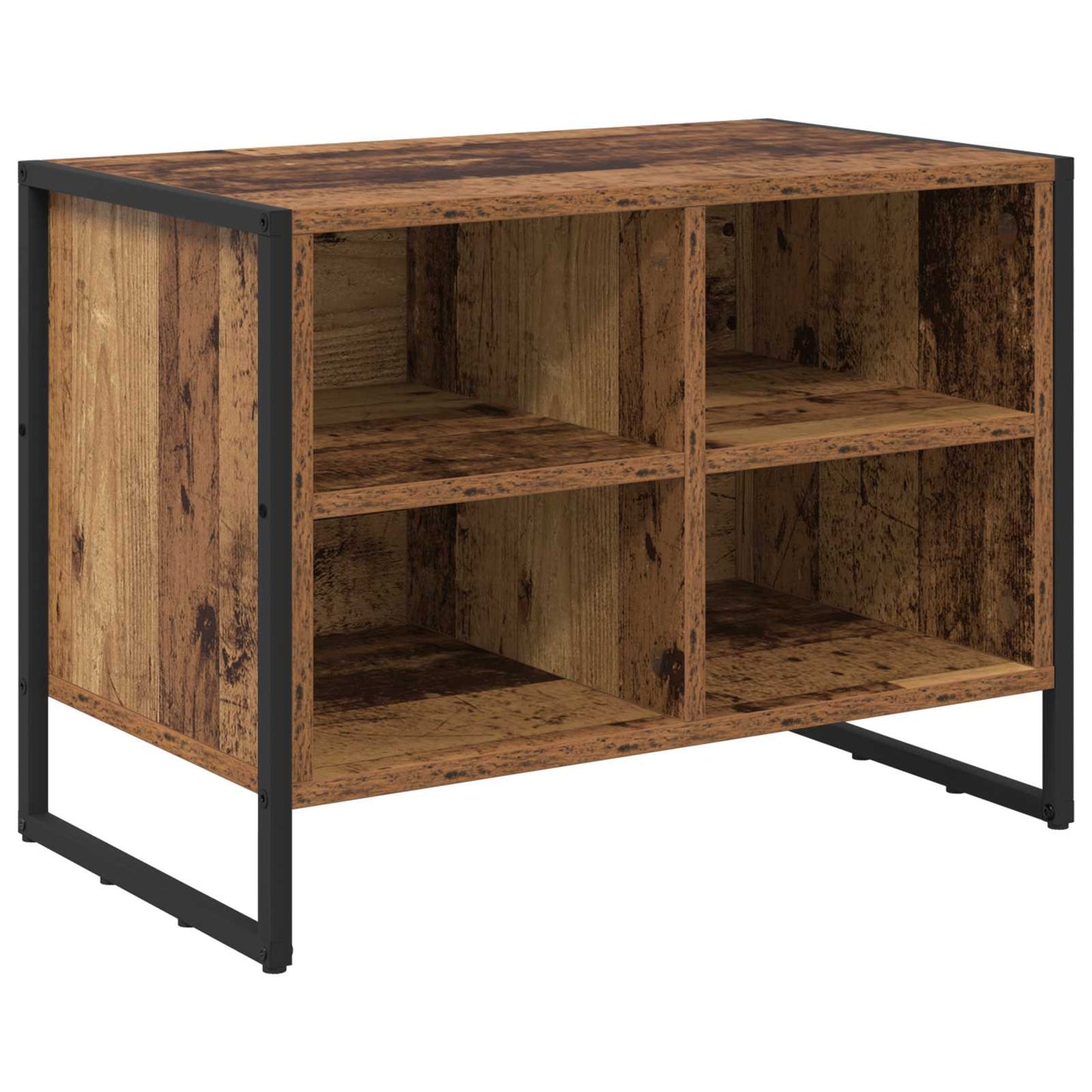 Schoenenkast met opslag Oud Hout 60 x 35 x 44 cm Bewerkt hout