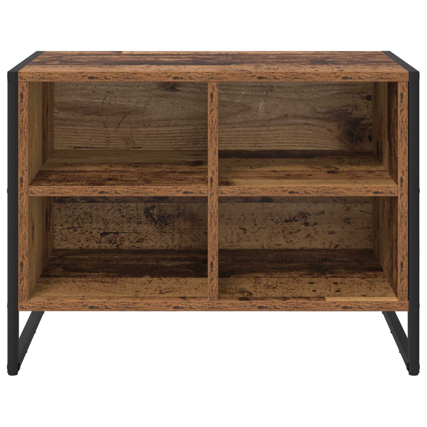 Schoenenkast met opslag Oud Hout 60 x 35 x 44 cm Bewerkt hout