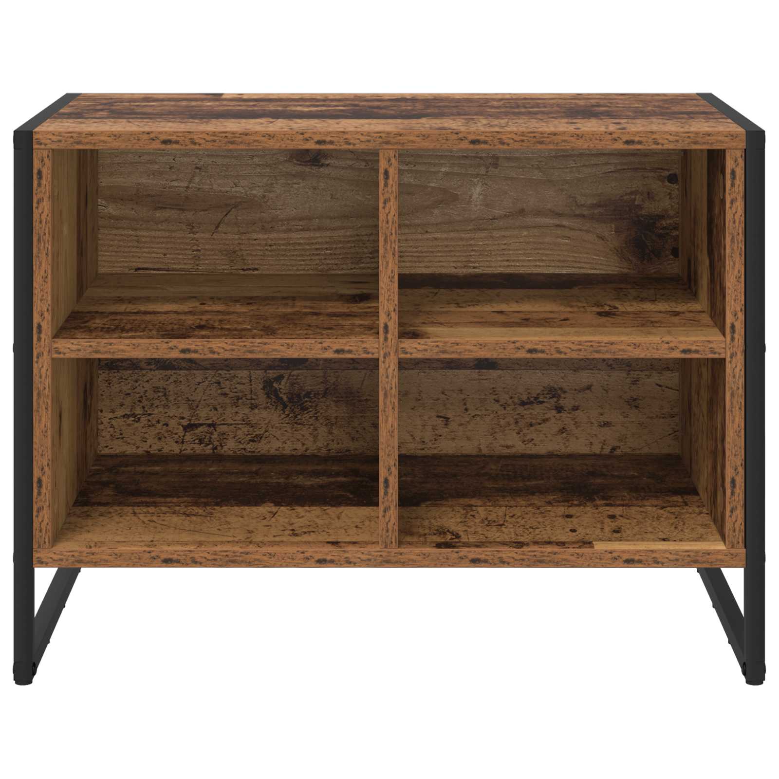 Schoenenkast met opslag Oud Hout 60 x 35 x 44 cm Bewerkt hout