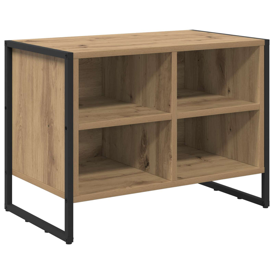 Schoenenkast Ambachtelijk eiken 60 x 35 x 44 cm Bewerkt hout