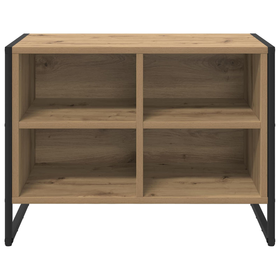 Schoenenkast Ambachtelijk eiken 60 x 35 x 44 cm Bewerkt hout