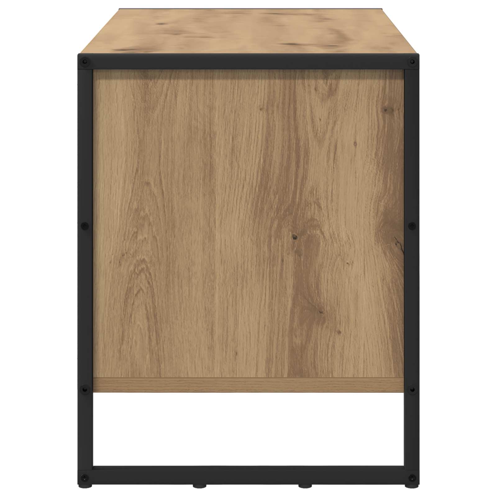 Schoenenkast Ambachtelijk eiken 60 x 35 x 44 cm Bewerkt hout