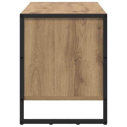Schoenenkast Ambachtelijk eiken 60 x 35 x 44 cm Bewerkt hout