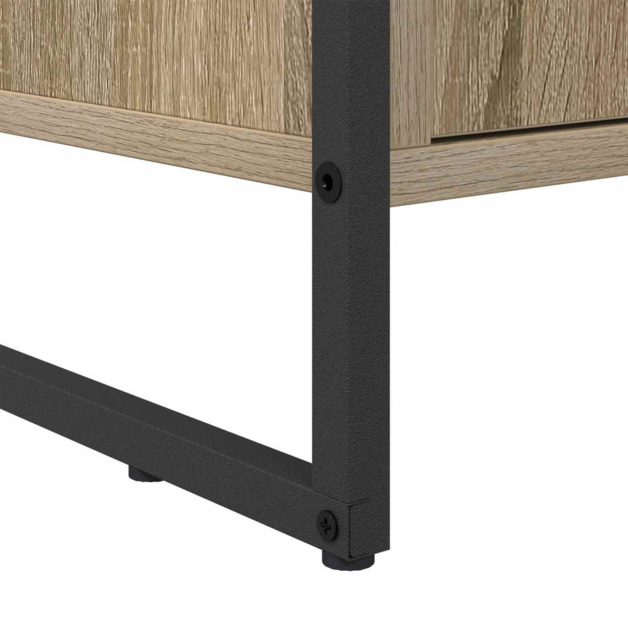 Schoenenkast met opslag Sonoma 79 x 36 x 100 cm Bewerkt hout