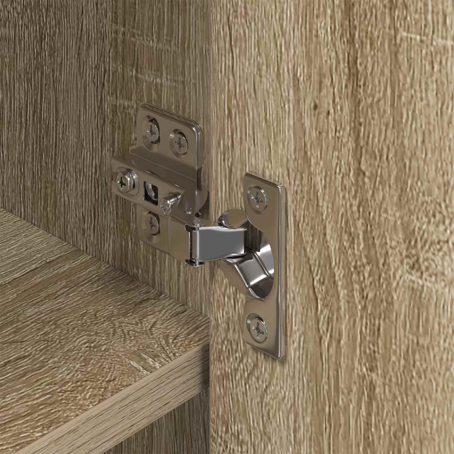 Schoenenkast met opslag Sonoma 79 x 36 x 100 cm Bewerkt hout