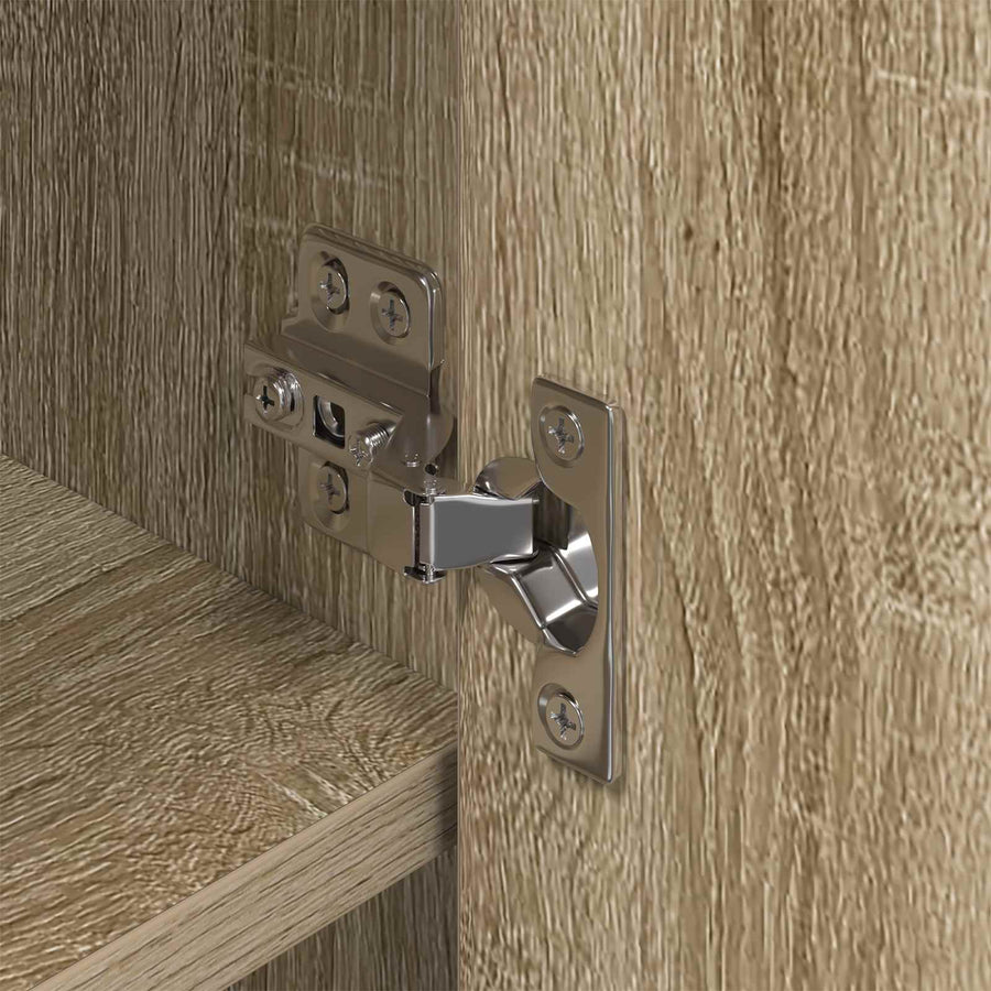 Schoenenkast met opslag Sonoma 79 x 36 x 100 cm Bewerkt hout