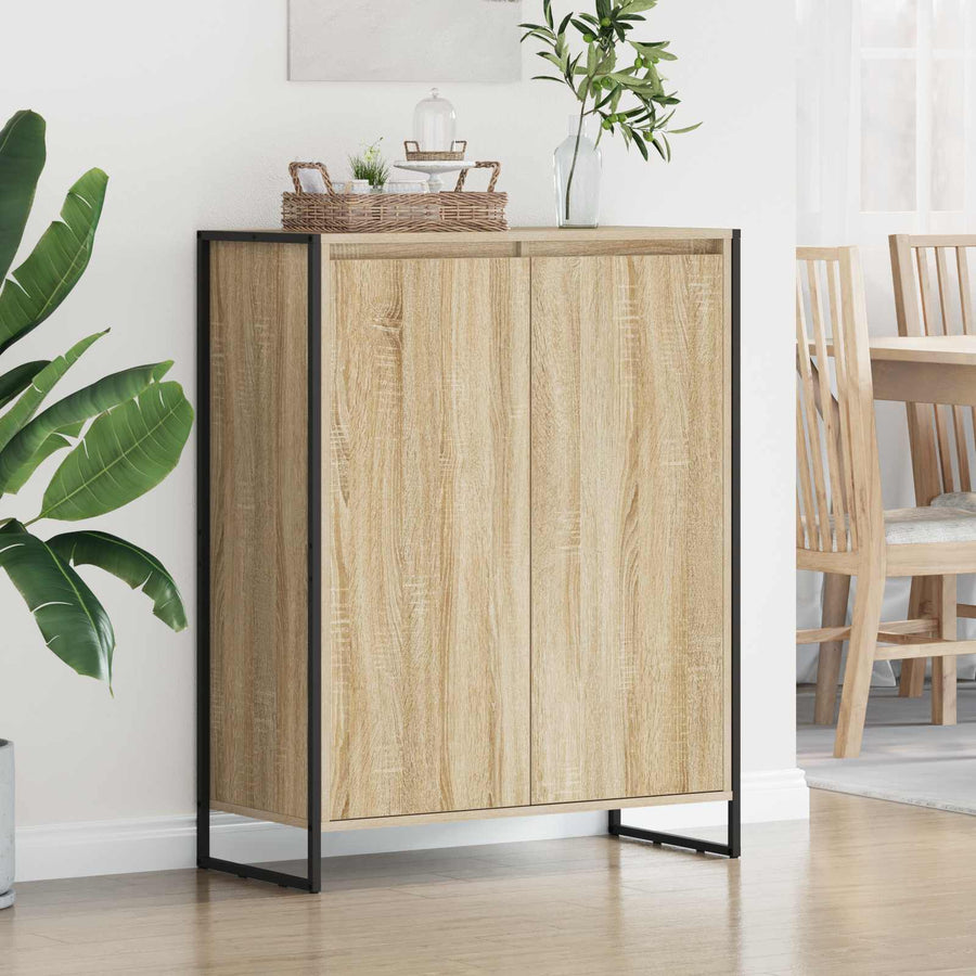 Schoenenkast met opslag Sonoma 79 x 36 x 100 cm Bewerkt hout
