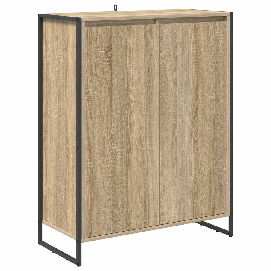 Schoenenkast met opslag Sonoma 79 x 36 x 100 cm Bewerkt hout