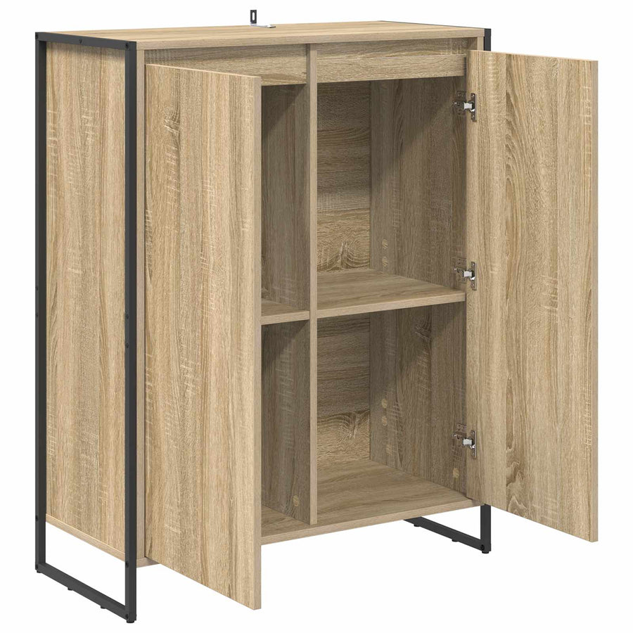 Schoenenkast met opslag Sonoma 79 x 36 x 100 cm Bewerkt hout