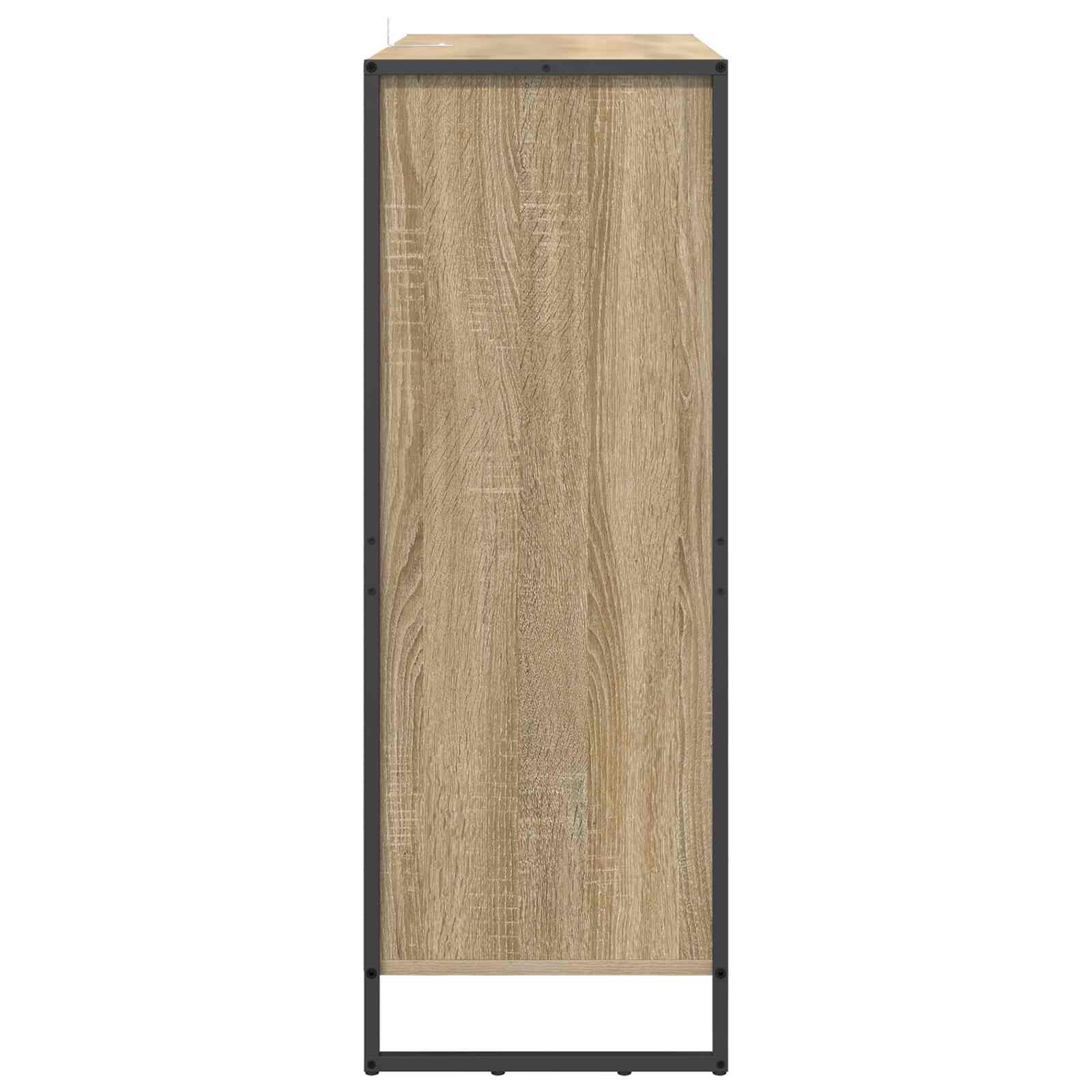 Schoenenkast met opslag Sonoma 79 x 36 x 100 cm Bewerkt hout