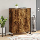 Shoe Cabinet with Storage Smoked Oak 79 x 36 x 100 cm Engineered Wood