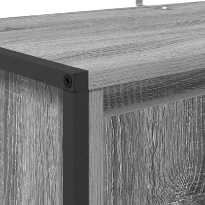 Schoenenkast Grijs Sonoma 79 x 36 x 100 cm Bewerkt hout