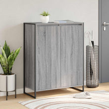 Schoenenkast Grijs Sonoma 79 x 36 x 100 cm Bewerkt hout