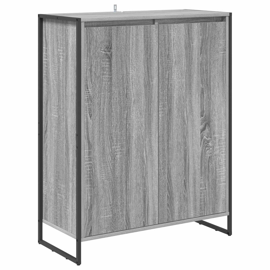 Schoenenkast Grijs Sonoma 79 x 36 x 100 cm Bewerkt hout
