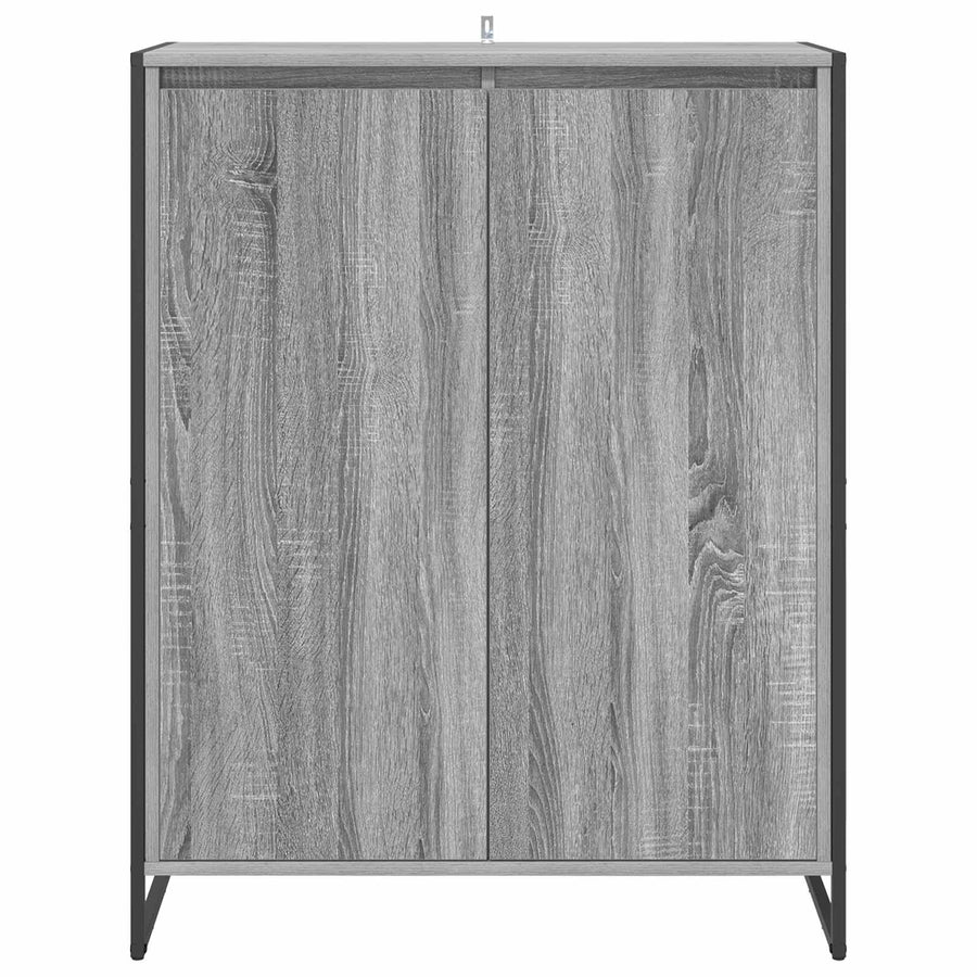 Schoenenkast Grijs Sonoma 79 x 36 x 100 cm Bewerkt hout