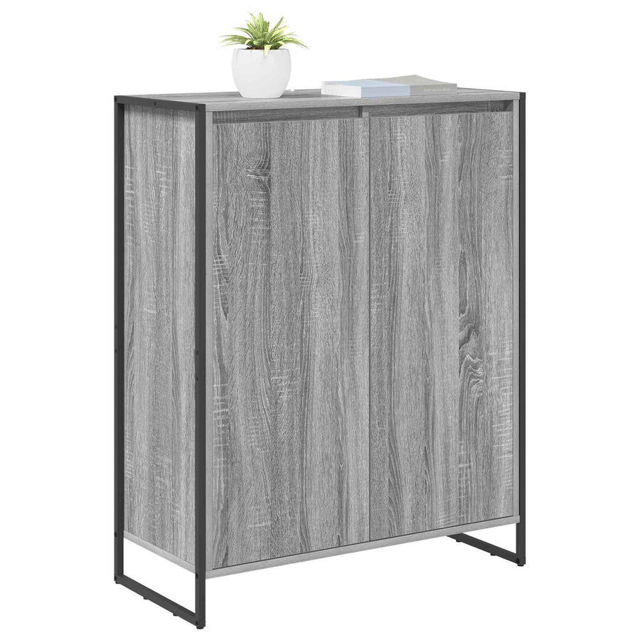 Schoenenkast Grijs Sonoma 79 x 36 x 100 cm Bewerkt hout