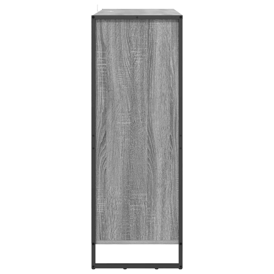 Schoenenkast Grijs Sonoma 79 x 36 x 100 cm Bewerkt hout