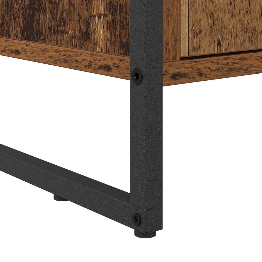 Schoenenkast met opslag Oud Hout 79 x 36 x 100 cm Bewerkt hout