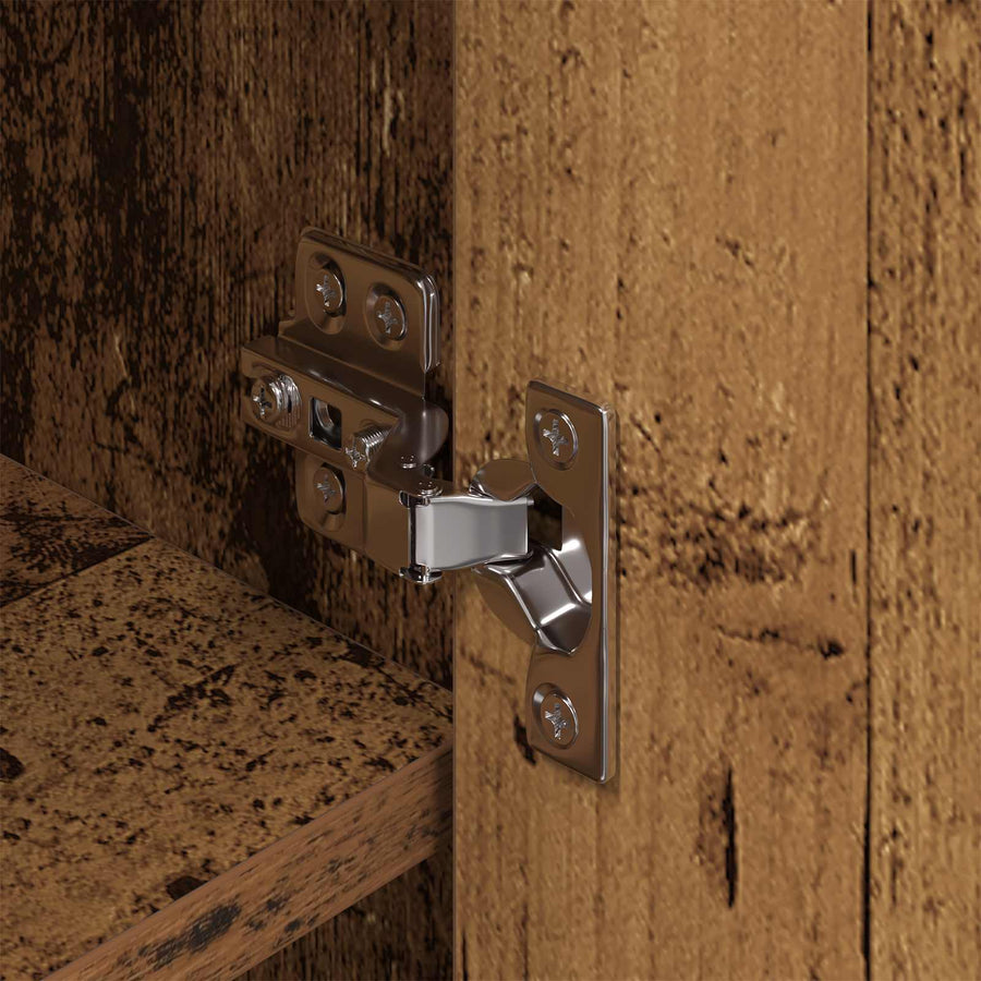 Schoenenkast met opslag Oud Hout 79 x 36 x 100 cm Bewerkt hout