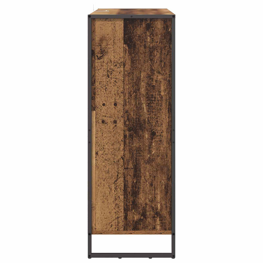 Schoenenkast met opslag Oud Hout 79 x 36 x 100 cm Bewerkt hout