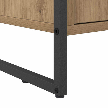 Schoenenkast Ambachtelijk eiken 79 x 36 x 100 cm Bewerkt hout