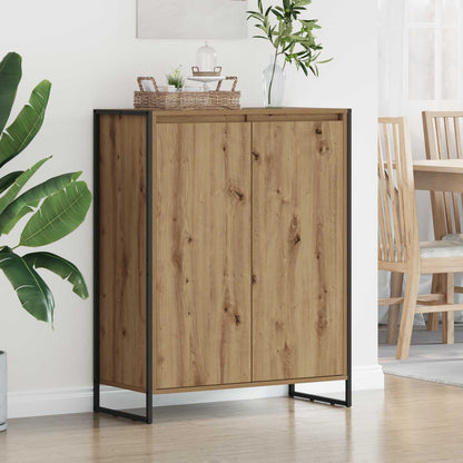Schoenenkast Ambachtelijk eiken 79 x 36 x 100 cm Bewerkt hout