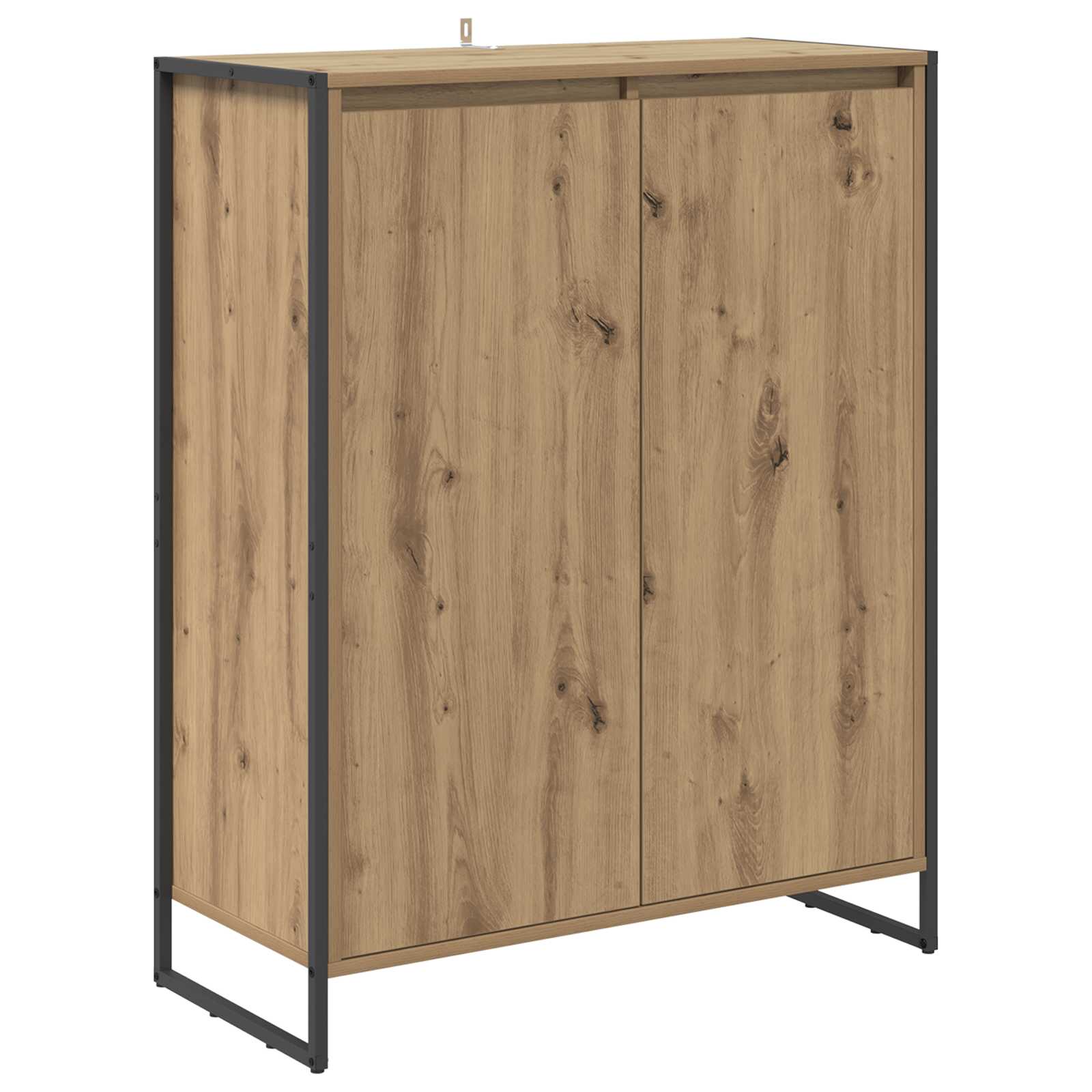 Schoenenkast Ambachtelijk eiken 79 x 36 x 100 cm Bewerkt hout