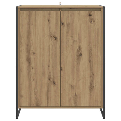 Schoenenkast Ambachtelijk eiken 79 x 36 x 100 cm Bewerkt hout