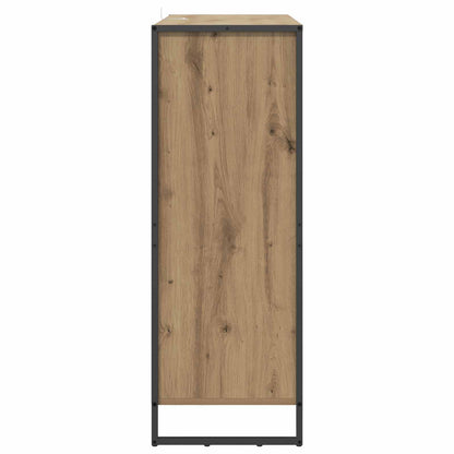 Schoenenkast Ambachtelijk eiken 79 x 36 x 100 cm Bewerkt hout