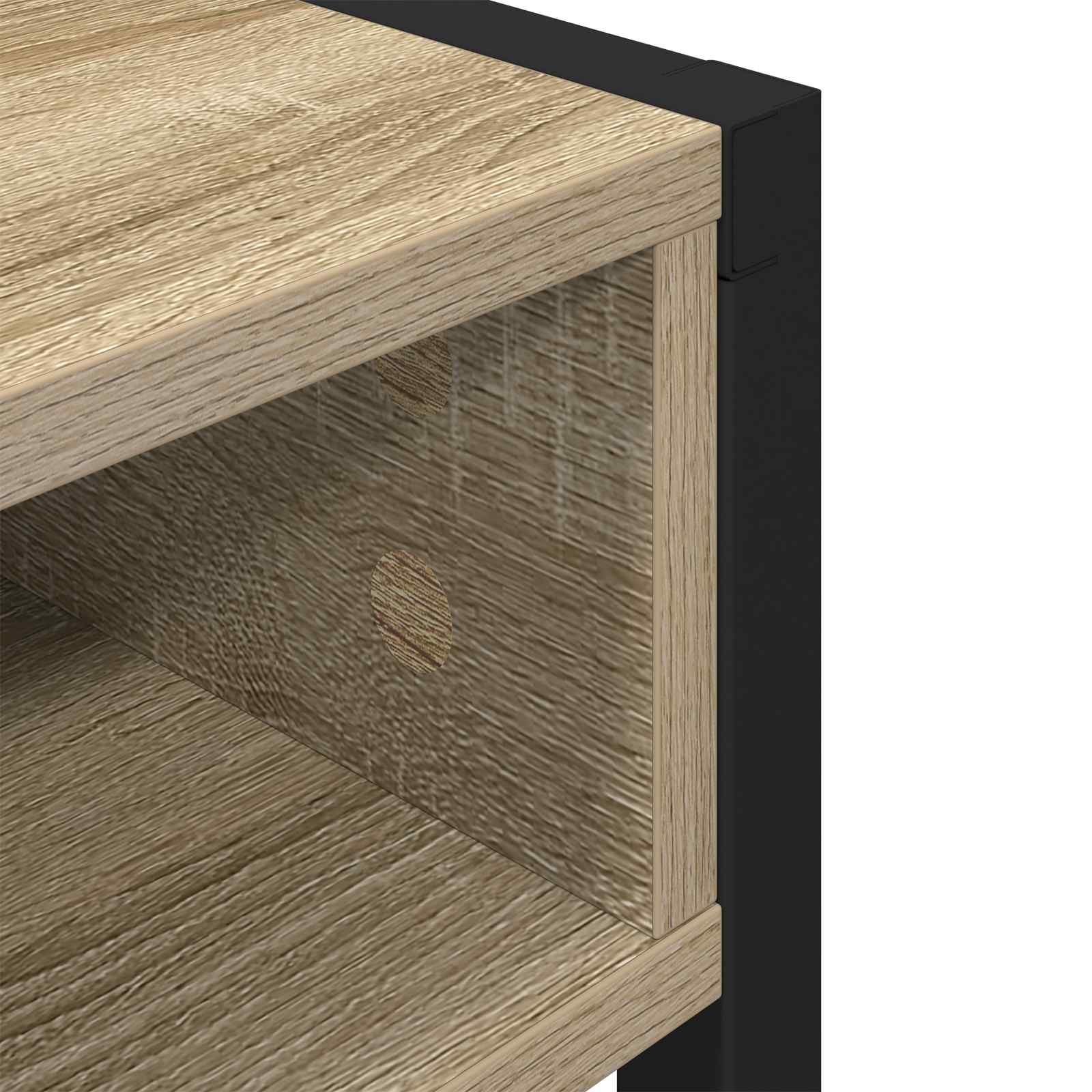 Bureau met opslag Sonoma 100 x 50 x 75 cm Bewerkt hout