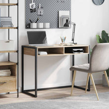 Bureau met opslag Sonoma 100 x 50 x 75 cm Bewerkt hout