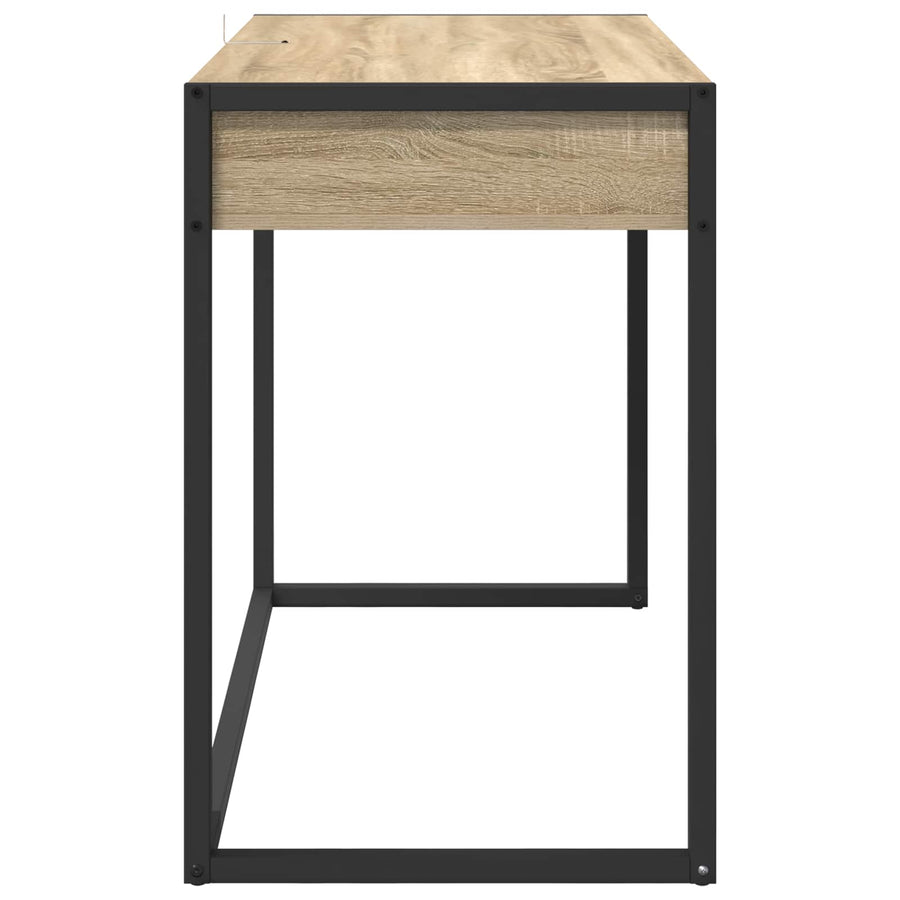 Bureau met opslag Sonoma 100 x 50 x 75 cm Bewerkt hout