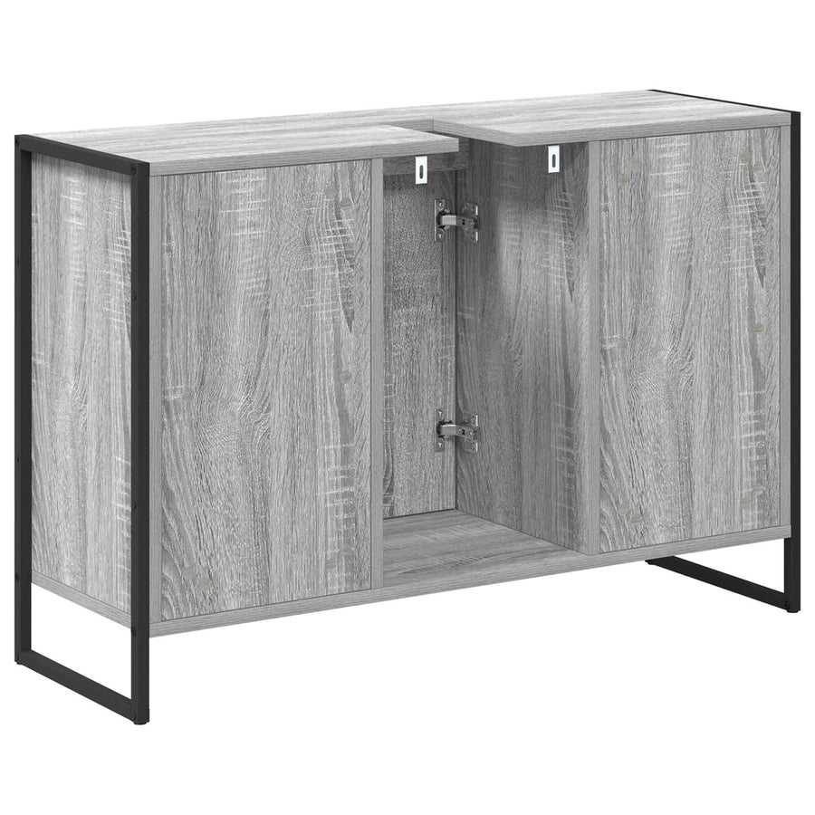 Badkamer Kast Grijs Sonoma 90 x 30 x 60 cm Bewerkt hout