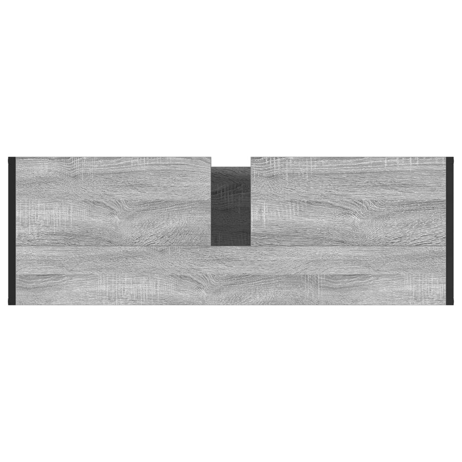 Badkamer Kast Grijs Sonoma 90 x 30 x 60 cm Bewerkt hout