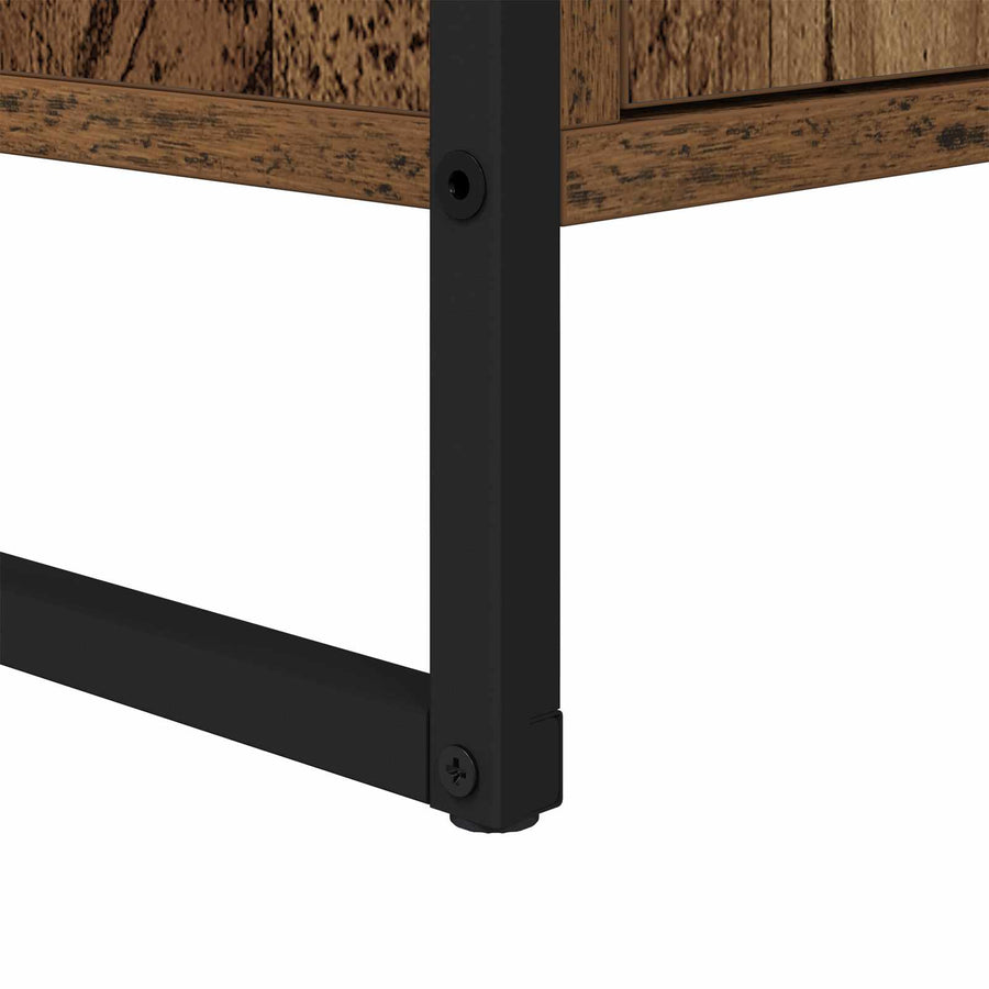 Badkamer Kast met opslag Oud Hout 90 x 30 x 60 cm Bewerkt hout