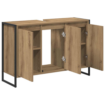 Badkamer Kast Ambachtelijk eiken 90 x 30 x 60 cm Bewerkt hout