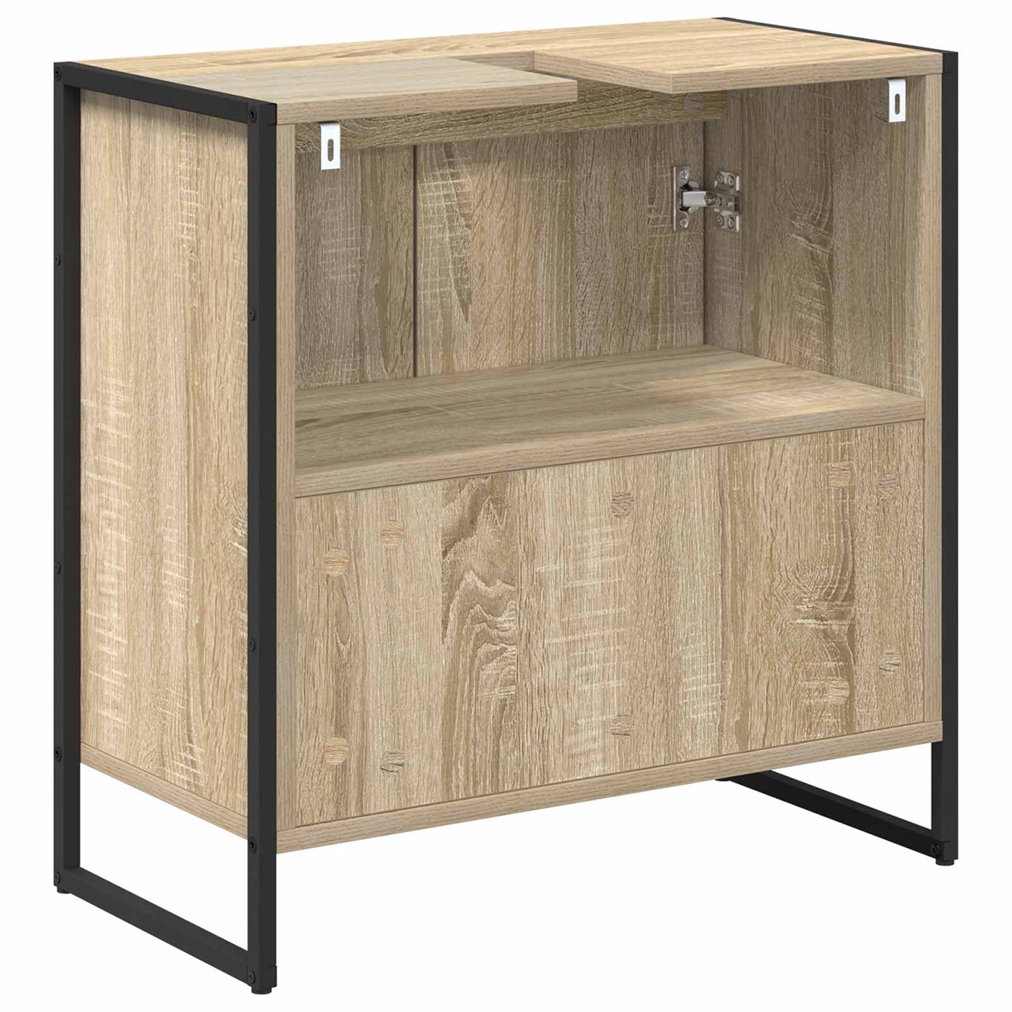 Badkamer Kast met opslag Sonoma 60 x 30 x 60 cm Bewerkt hout