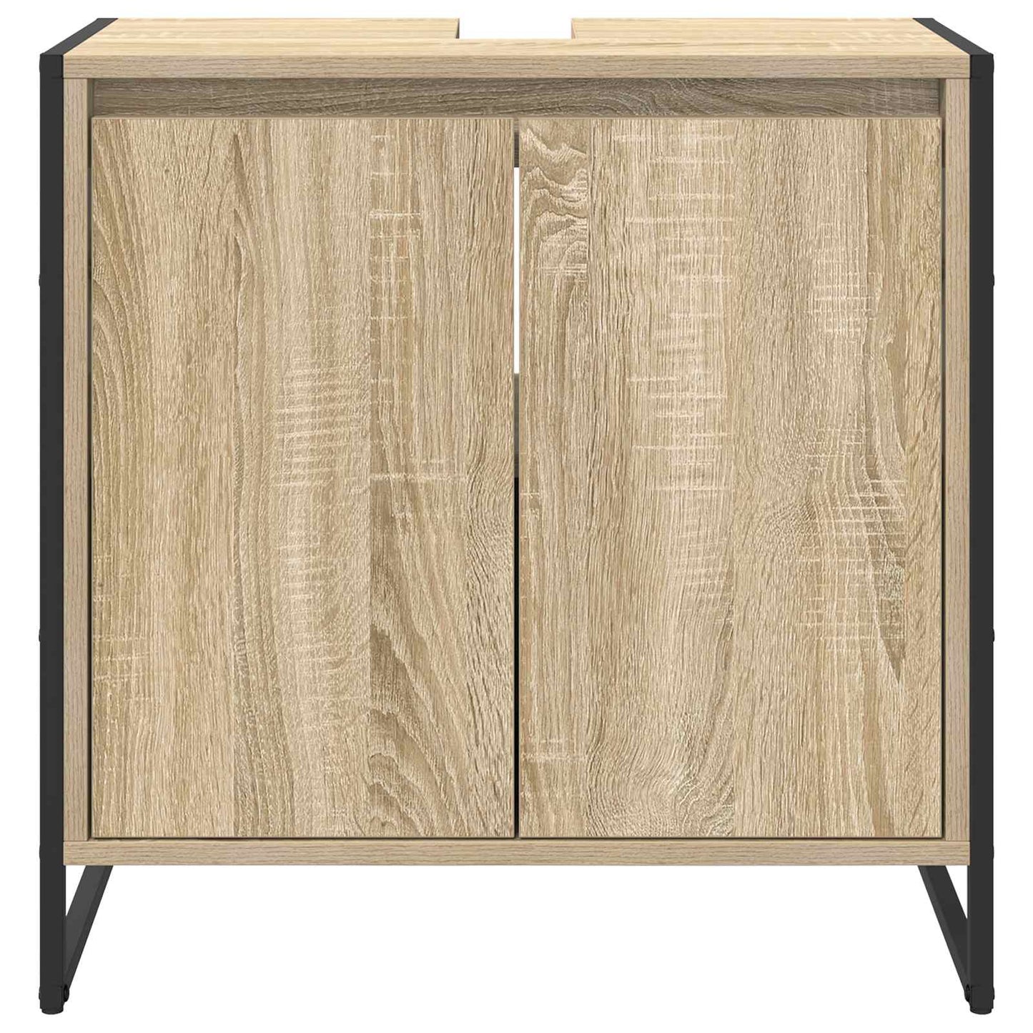Badkamer Kast met opslag Sonoma 60 x 30 x 60 cm Bewerkt hout