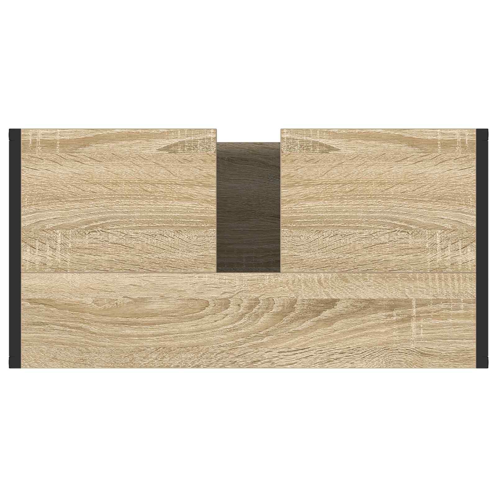 Badkamer Kast met opslag Sonoma 60 x 30 x 60 cm Bewerkt hout